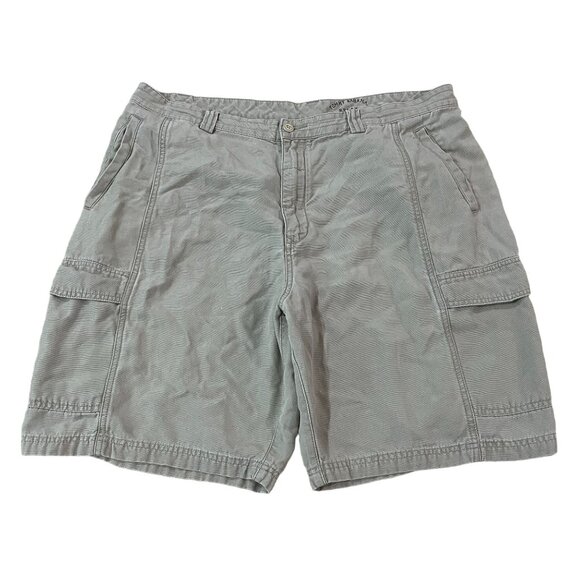 Tommy Bahama Relax Men's Cargo Shorts Size 40 Waist Khaki Cotton/Spandex Golf - Picture 1 of 4